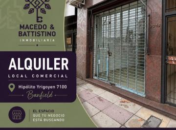 Local comercial de 1 ambiente, Lomas de Zamora · Local con Deposito en Alquiler Banfield