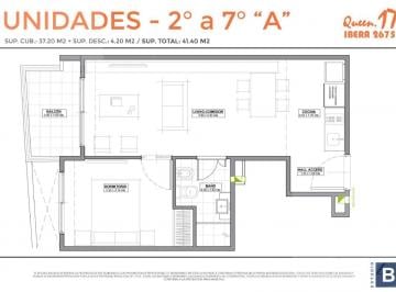 Departamento · 37m² · 2 Ambientes · Venta Departamento 2 Ambientes en Núñez, Balcón, en Pozo, Pago Cash o Financiacion