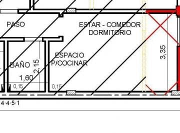 Departamento · 27m² · 1 Ambiente · Monoambiente en Venta en Villa Juan Martín de Pueyrredón