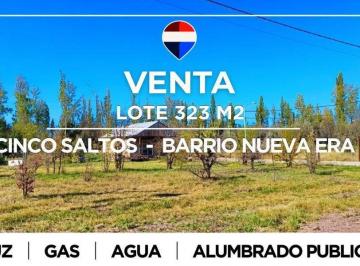 Terreno · 323m² · Venta Lote Nueva Era I Cinco Saltos