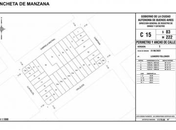 Terreno · 238527m² · Lote Villa Devoto 8,50*19,50 Acepta m Terminados