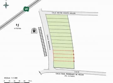 Terreno · 2106m² · Venta Terreno en Florida a Pasos de Ruta 5