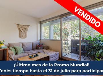 Departamento · 48m² · 2 Ambientes · Vendido - Departamento - Venta - Palermo - 2 Ambientes - Balcon - Piscina