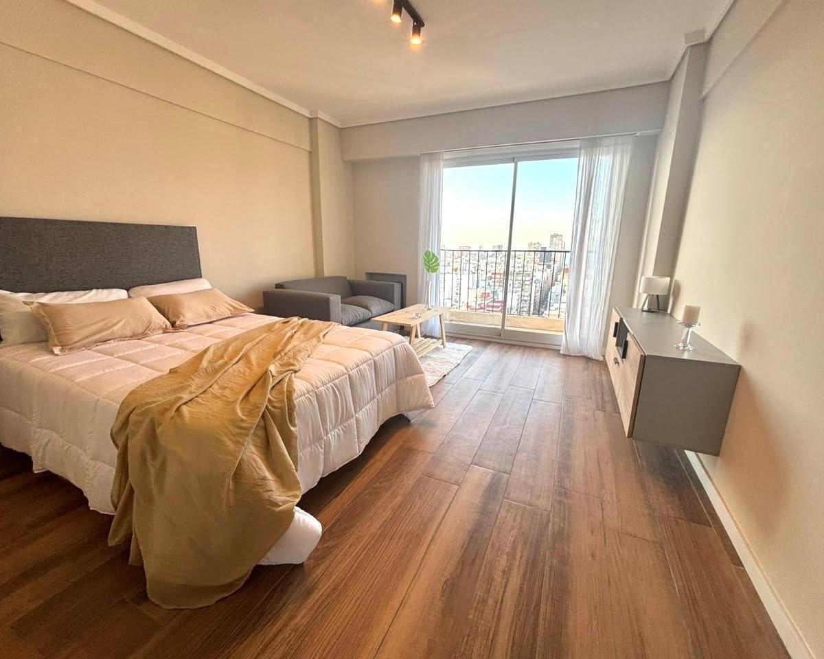 Departamento de 1 ambiente con balcón y vista panorámica - en Venta