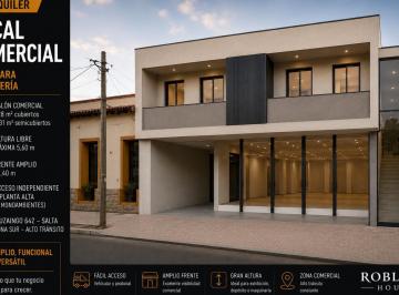 Local comercial · 340m² · 3 Ambientes · Alquiler Local Comercial con 340 m² con Oficinas en El Microcentro de Salta Capital