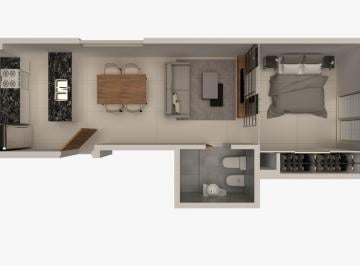 Departamento · 41m² · 1 Ambiente · Departamento - La Plata