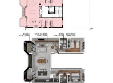 Departamento · 87m² · 3 Ambientes · Departamento - La Plata