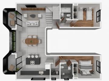 Departamento · 87m² · 3 Ambientes · Departamento - La Plata