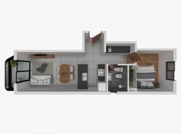 Departamento · 45m² · 2 Ambientes · Departamento - La Plata