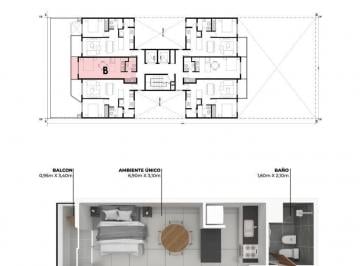 Departamento · 29m² · Departamento - La Plata