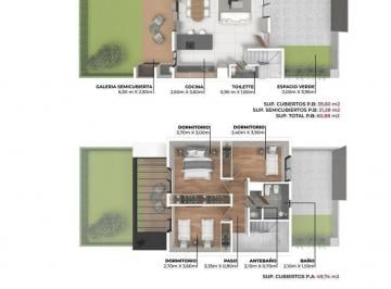 Casa · 120m² · 4 Ambientes · Casa - Manuel B Gonnet