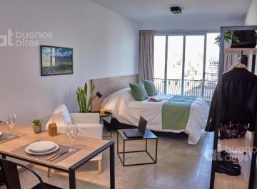 Departamento · 32m² · 1 Ambiente · Monoambiente en Alquiler Temporal con Balcón en Monserrat