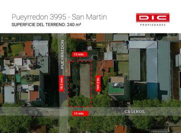 Terreno · 240m² · Terreno Venta - San Martin