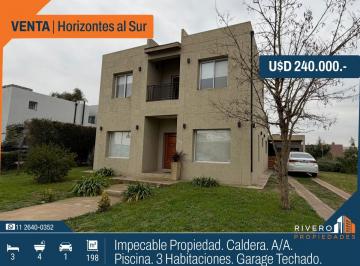 Casa de 4 ambientes, Presidente Perón · Casa 3 Habitaciones - Piscina - Caldera - Horizontes Al Sur