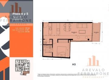 Departamento · 57m² · 2 Ambientes · Departamento - Villa Crespo
