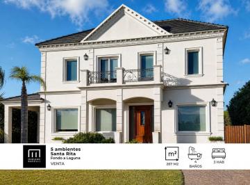 Casa · 237m² · 5 Ambientes · 4 Cocheras · Casa 5 Ambientes en Venta Santa Rita Lote Laguna
