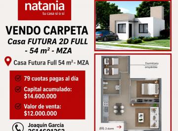 Casa de 2 ambientes, Carrodilla · Vendo Carpeta Natania