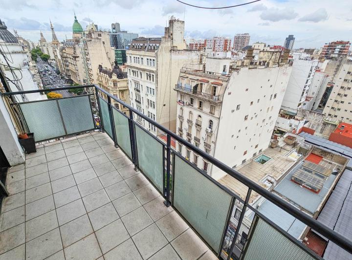 Depto Monoambiente Venta San Nicolas Balcon Frente