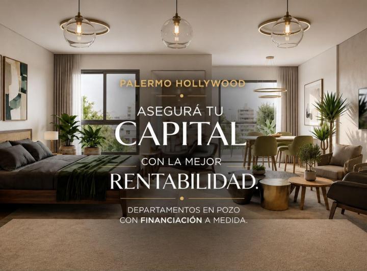 Departamento 1 Amb Palermo Hollywood Balcon Pozo