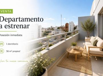 Departamento · 41m² · 2 Ambientes · Departamento 1 Dormitorio con Amplio Balcón
