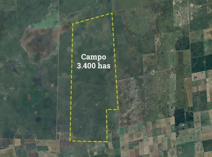 Campo · 3400ha · 3 Ambientes