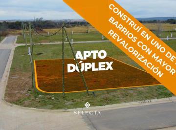 Terreno · 280m² · Lote Esquina en Venta en Docta Central - Frente a Plaza, Apto Dúplex y Obras Pagas