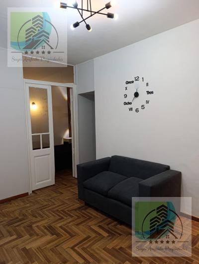 Departamento 1 Ambiente Dividido, Reciclado y Amoblado en Plaza Colón