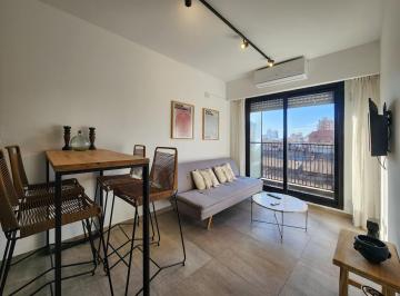 Departamento · 39m² · 2 Ambientes · Departamento de 1 Dormitorio Amoblado con Terraza y Parrillero en Alquiler