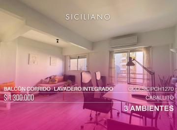 Departamento · 62m² · 3 Ambientes · Departamento en Caballito