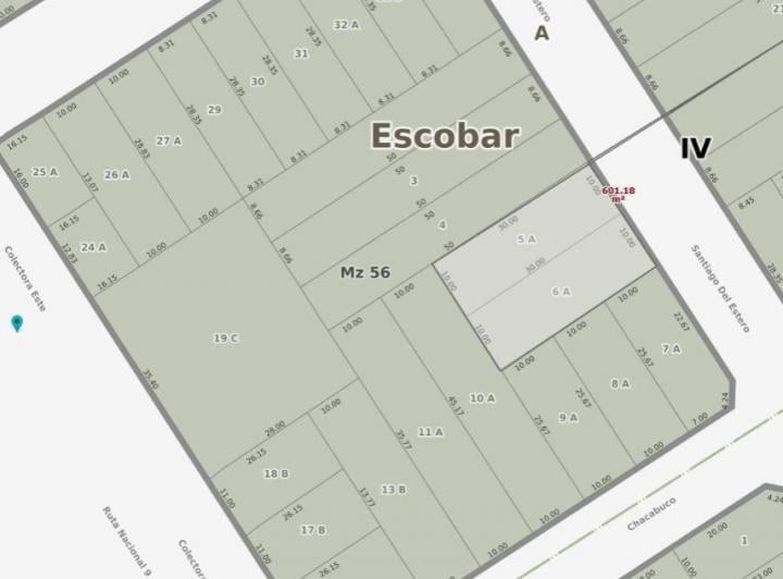 Terreno · 600m²