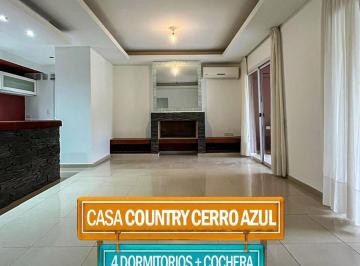 Casa · 272m² · 4 Dormitorios · 1 Cochera · Casa en Country Cerro Azul