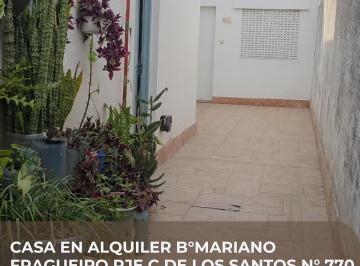 Casa de 4 ambientes, Córdoba · Casa en Alquiler B Mariano Fragueiro Pje C de Los Santos 770