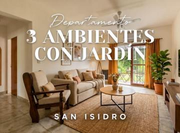 Departamento · 67m² · 3 Ambientes · Departamento 3 Ambientes Venta San Isidro Jardin