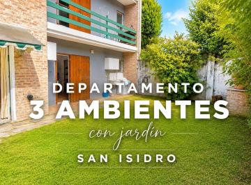 Departamento · 67m² · 3 Ambientes · Departamento 3 Ambientes Venta San Isidro Jardin