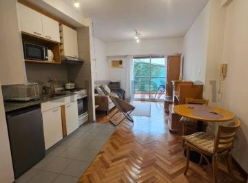 Departamento · 37m² · 1 Ambiente · Luminoso Monoambiente Amoblado con Balcón en Las Cañitas – Alquiler Temporario