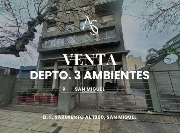 Departamento · 65m² · 3 Ambientes · 1 Cochera · Departamento - San Miguel