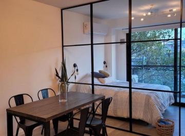 Departamento de 1 ambiente, Villa Crespo · Alquiler Temporal Depto con Balcón Equipado y Amoblado en Vila Crespo