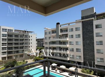 Departamento · 89m² · 3 Ambientes · 1 Cochera · Departamento en Alquiler en Antares, 2 Dorm, 2 Baños, Cochera. Antares Nordelta
