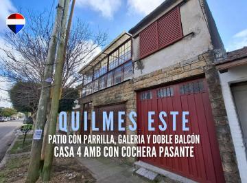 Casa · 130m² · 4 Ambientes · 3 Cocheras · Alquiler Casa 4 Amb con Cochera Quilmes Este