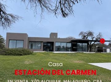 Casa · 202m² · 4 Ambientes · Venta /alquiler, Casa Moderna con Piscina Estación del Carmen
