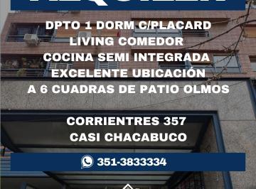Departamento de 2 ambientes Alquiler $ 550.000 · Departamento en Alquiler Zona Centro.