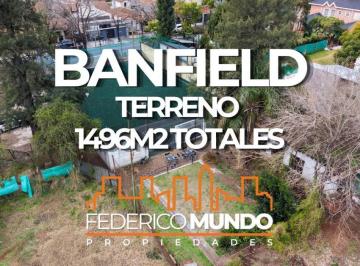Terreno · 162m² · Terreno en Venta Banfield Oeste