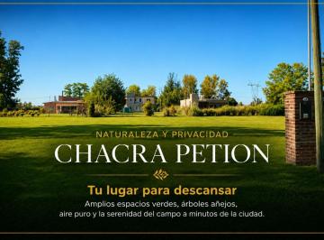 Terreno · 800m² · Venta Lote Chacra Petion Cañuelas