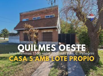 Casa · 90m² · 5 Ambientes · 1 Cochera · Venta de Casa, Islas Malvinas 1595, Quilmes Oeste