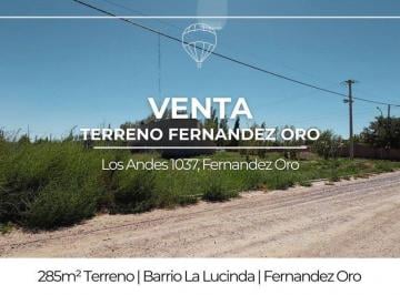 Terreno · 285m² · En Venta Terreno La Lucinda - Fernandez Oro