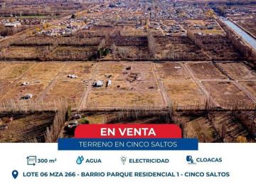 Terreno · 300m² · Terreno en Venta Loteo Emanuel 1 - Cinco Saltos