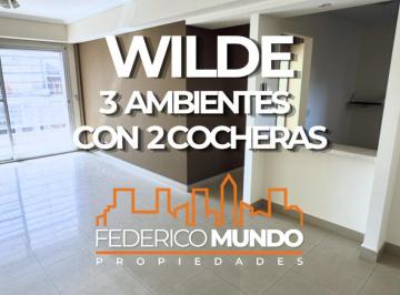 Departamento · 65m² · 3 Ambientes · 2 Cocheras · Departamento Venta 3 Ambientes Wilde Avellaneda C/ 2 Cocheras
