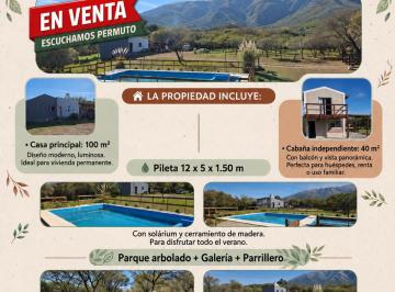 Terreno , Cortaderas · En Venta – Escuchamos Permuta | Villa Elena, San Luis