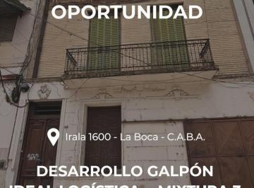 Terreno · 225m² · Lote en Venta - Mixtura 3, Irala 1600, La Boca. ideal Galpón/ Logística.