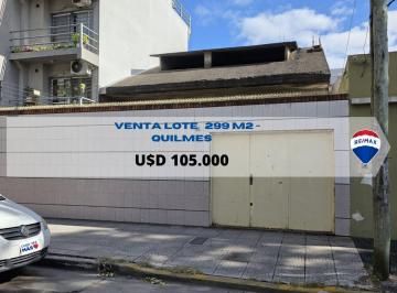 Terreno · 299m² · Venta Lote Quilmes